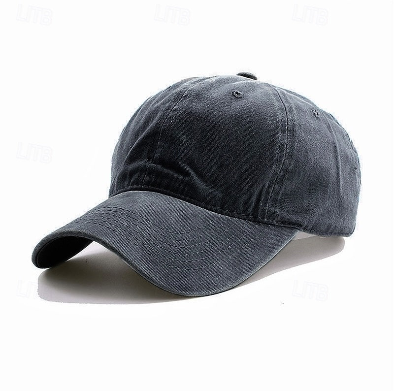 Voor heren Wassen baseballpet Zwart Wit Katoen Gesp Modern eigentijds Alledaagse kleding Vakantie Heldere kleur Zonbescherming Sport 2026 - $12.49 –P2