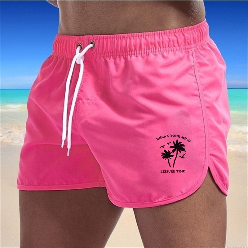 Men's Swim Shorts Swim Trunks Printed Drawstring Quick Dry Board Shorts Bathing Suit Surfing Beach Water Sports Summer 2026 - $13.49 –P4