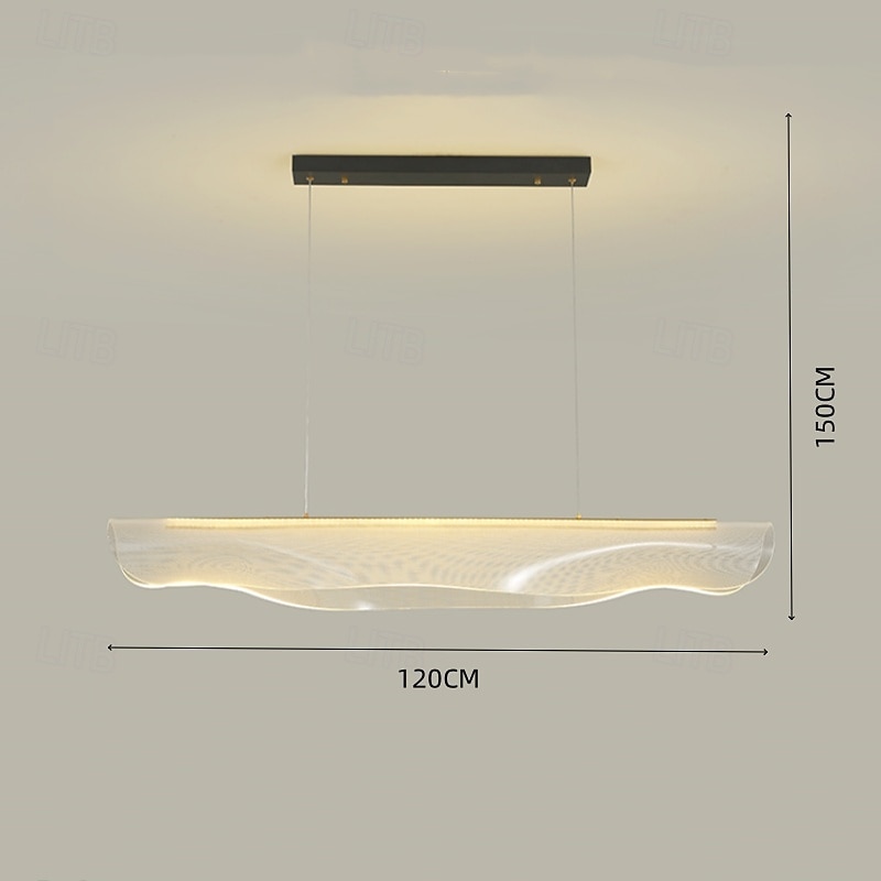 lampadario a soffitto a led nordico per tavolo da pranzo ristorante ufficio reception moderno creativo lampada a sospensione in acrilico illuminazione interna 220-240v 120cm del 2025 a $499.99 –P3
