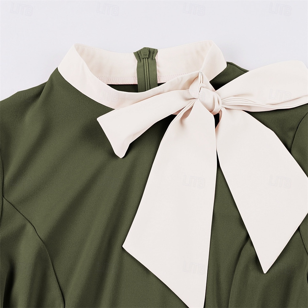 Retro / vintage Femtiotal Cocktail klänning Klänningar Flare Klänning Maskeradkläder Dam Maskerad Fest Möhippa Festival Vuxna Klänning Hemkomstklänningar 2026 - $32.99 –P15