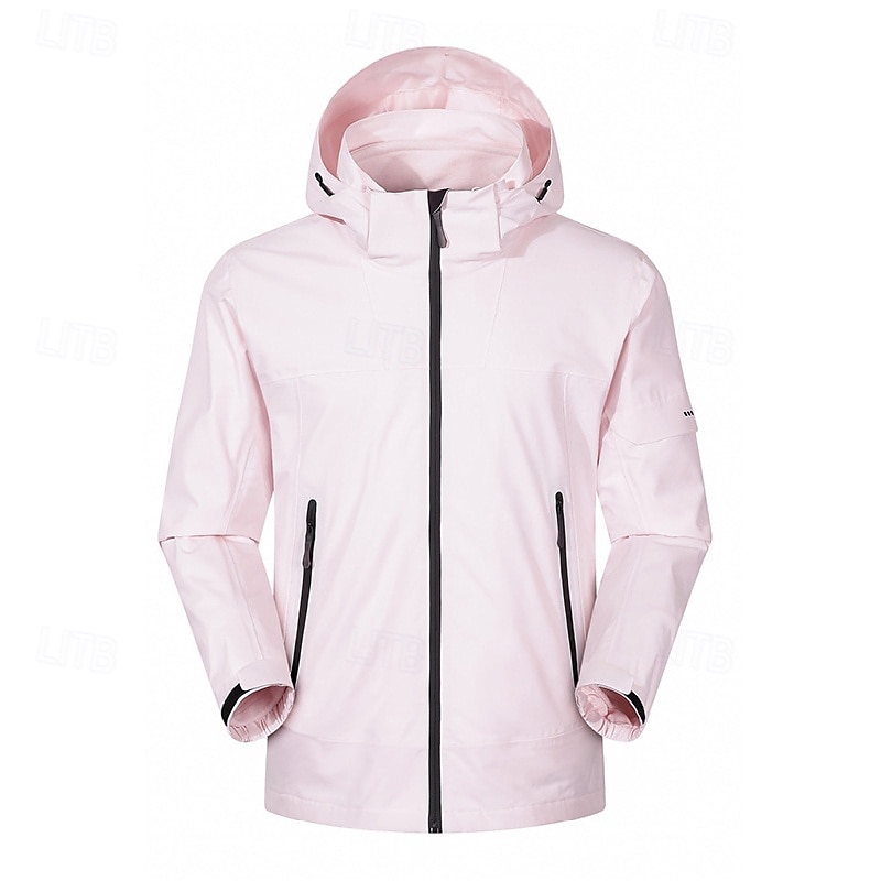 Dame Softshell jakke Turjakke Vinter utendørs Hold Varm Fleecefor Vindtett Vannavvisende 3-i-1-jakker Vinterjakke Fleecejakker Reise Svart Krystall Rosa Beige Lyseblå 2025 - $102.39 –P10