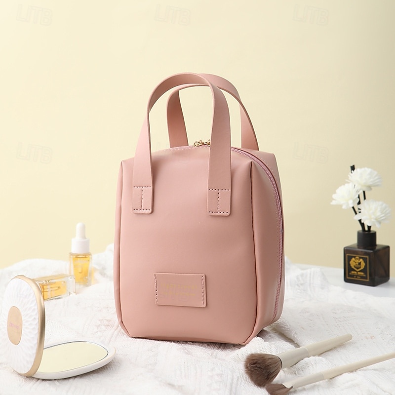 Multi-Layered Shell-Shaped Cosmetic Bag,PU Large-Capacity Portable Makeup Organizer, Stylish Travel Handheld Storage Bag 2025 - $11.49 –P16