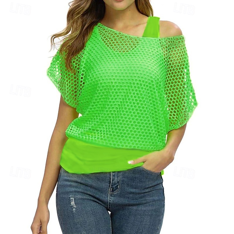 Jaren '80 Gemaskerd Bal Kostuum Dames Maskerade Feest / Uitgaan Vrijgezellenfeest Prideparade Volwassenen T-shirt Tanktop 2026 - $34.99 –P9