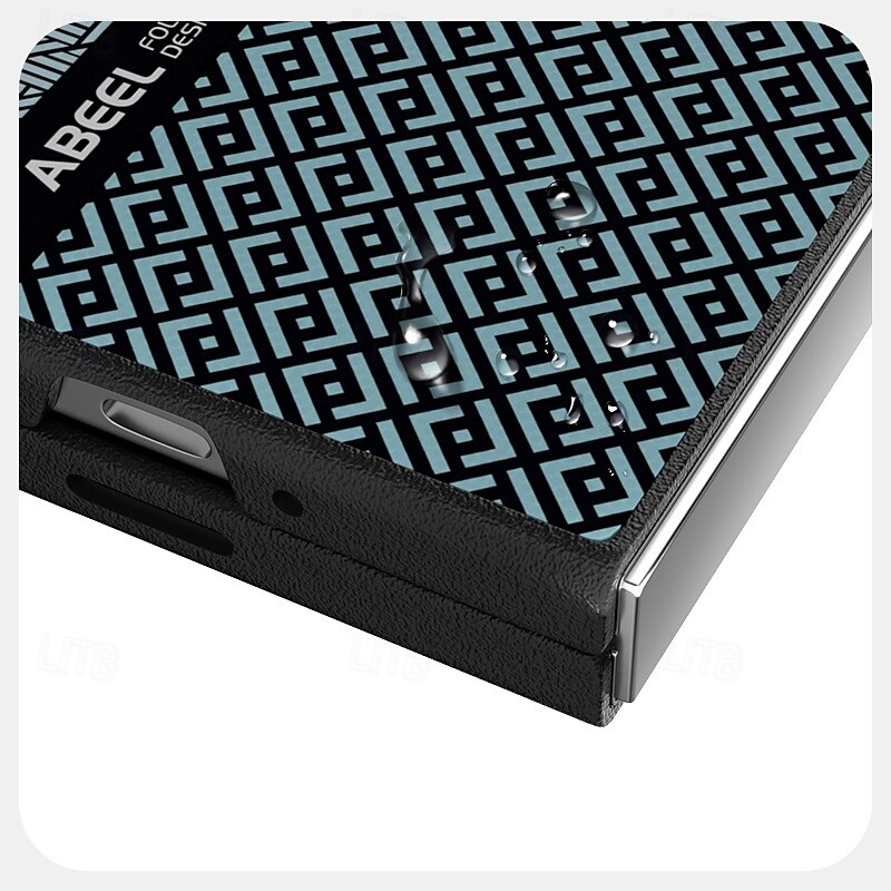 Phone Case For Samsung Galaxy Z Fold 7 Z Fold 6 Z Fold 5 Magnetic Adsorption Magnetic Support Wireless Charging Shockproof Armor PC PU Leather 2025 - $19.99 –P3