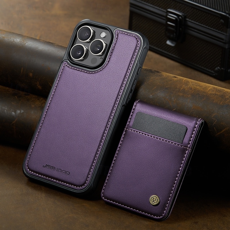 Phone Case For iPhone 16 Pro Max Plus iPhone 15 Pro Max Plus iPhone 14 13 12 11 Pro Max Plus Back Cover with Stand Holder Magnetic Support Wireless Charging Retro TPU PU Leather 2025 - $22.99 –P1