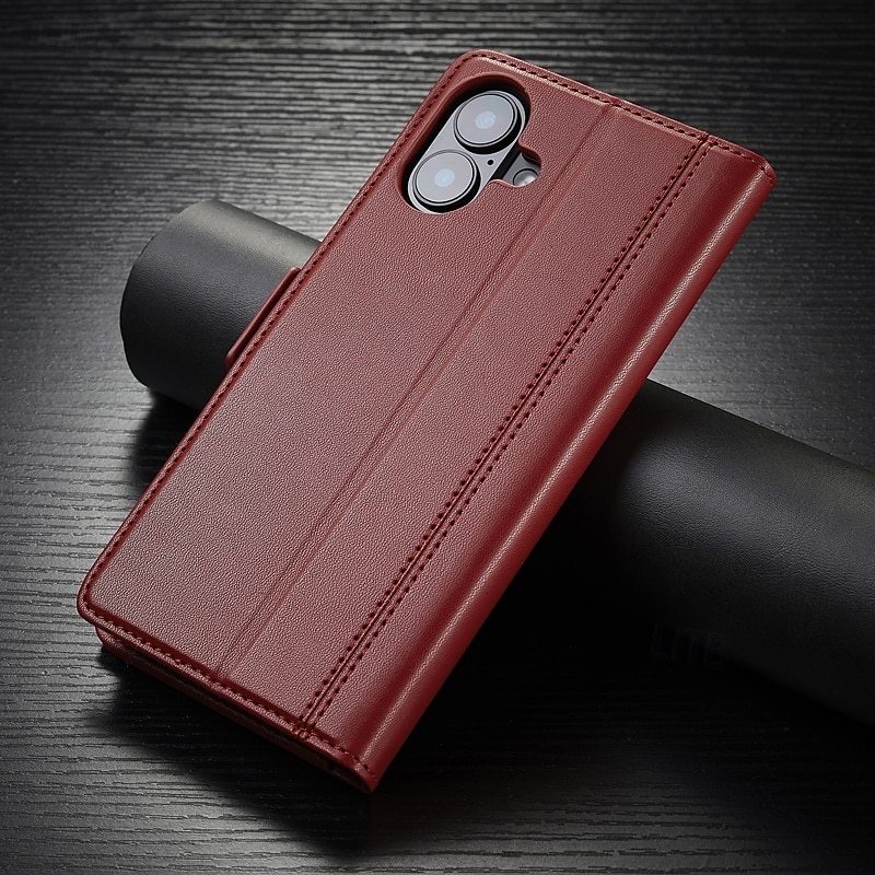 Phone Case For iPhone 16 Pro Max Plus iPhone 15 Pro Max Plus iPhone 14 13 12 11 Pro Max Plus Mini Flip Cover with Stand Holder Card Slot Shockproof Retro TPU PU Leather 2025 - $16.99 –P9