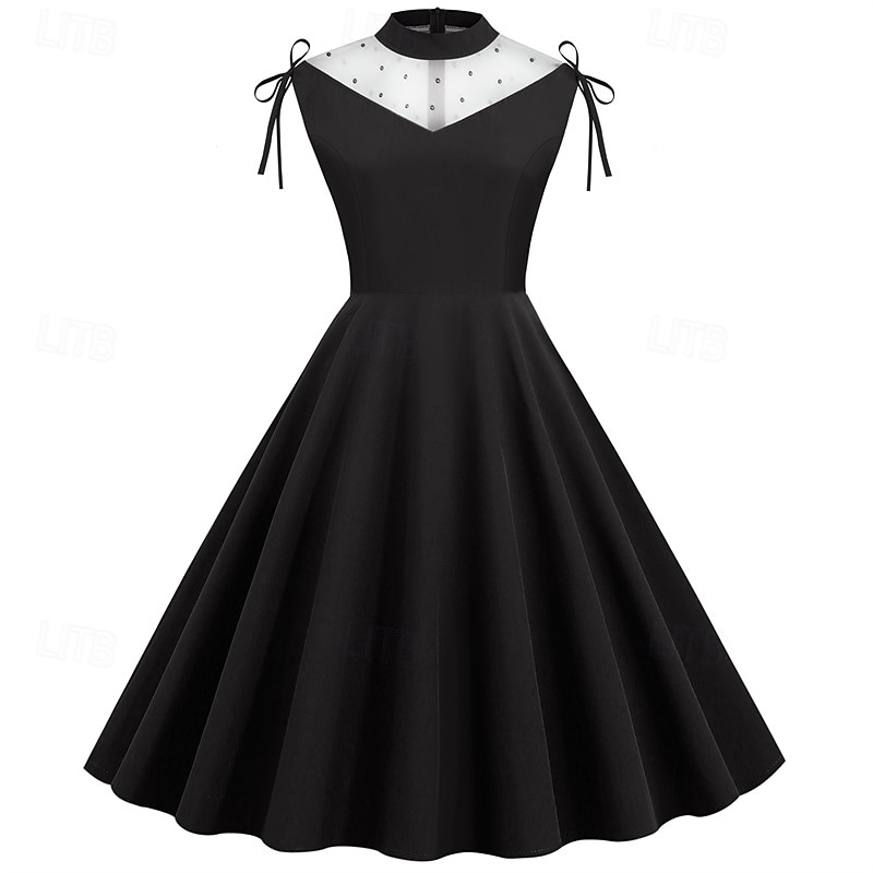 Elegant klasické 1950 Rochii Linia -A Pentru femei ziua îndragostiților Evenimente / Petrecere Dată Petrecere ceai Adulți Rochie Primavara vara 2025 - $21.99 –P10