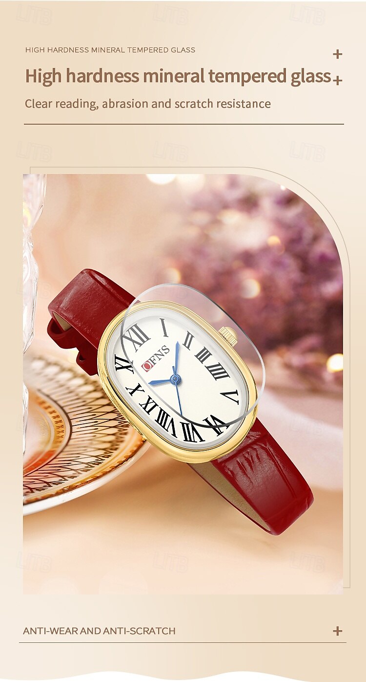Women Quartz Watch Minimalist Luxury Fashion Business Waterproof PU Leather Stainless Steel Strap Watch 2025 - $38.99 –P12