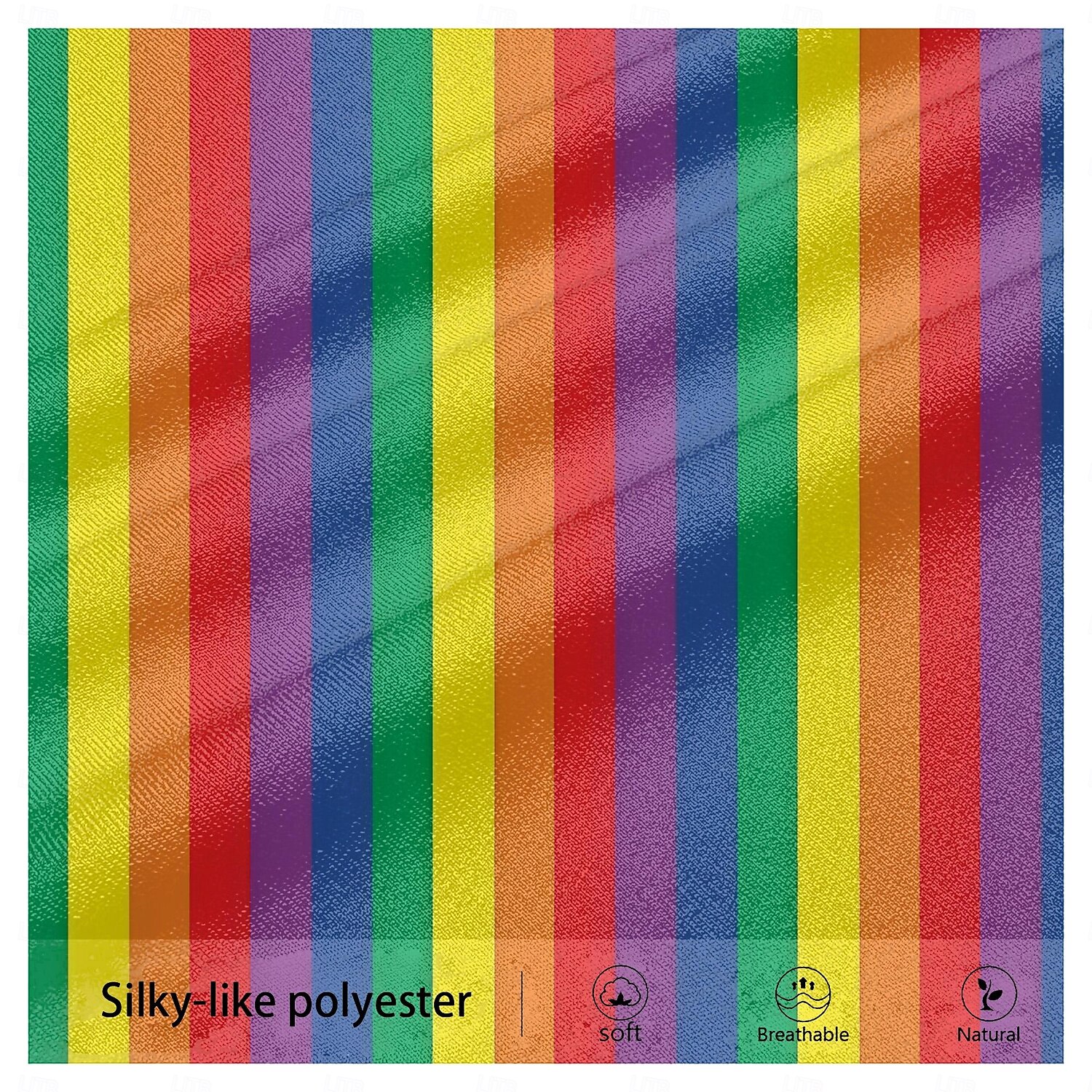 Ανδρικά Ουράνιο Τόξο Ριγέ Παντελόνι επίσημο Μεσαία Μέση Μοντέρνα Καθημερινό ΕΞΩΤΕΡΙΚΟΥ ΧΩΡΟΥ Διακοπές Σπίτι Φερμουάρ Τσέπη Καλοκαίρι Άνοιξη Φθινόπωρο 3D εκτύπωση Ουράνιο Τόξο 2026 - $31.99 –P3