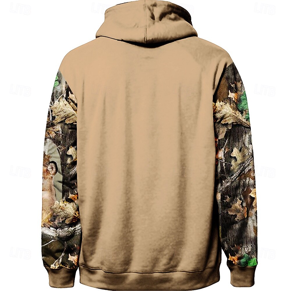 Homme Cowboy Sweats à Capuche Sweat à capuche Sweat à capuche Capuche Mode 3D effet Vacances Chasse Vert Kaki Zippé Cordon Automne Hiver Designer de 2025 ? $29.99 –P2