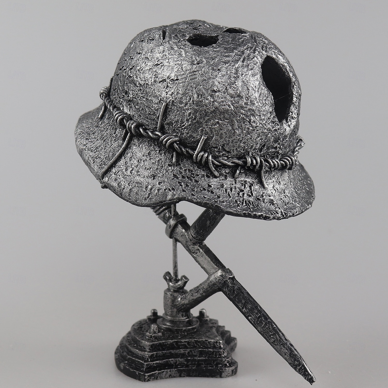 lampă de masă lampă de birou cască militară decor acasă decor stil mansardă stil steampunk vintage 2026 - $30.99 –P3