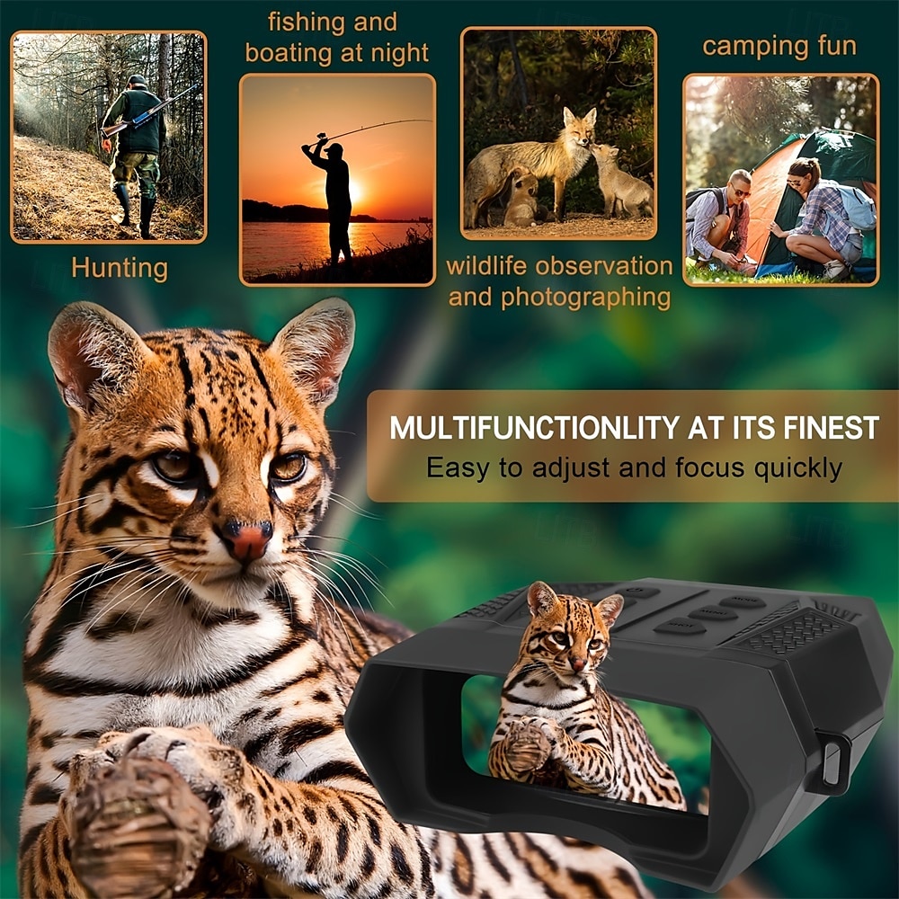 High Definition Infrared Night Vision Scope with 2K Photo & 1080P Video 2.5 TFT Screen 300m Full Dark Vision  Battery/USB Dual Power for Outdoor Hunting 2025 - $137.99 –P9