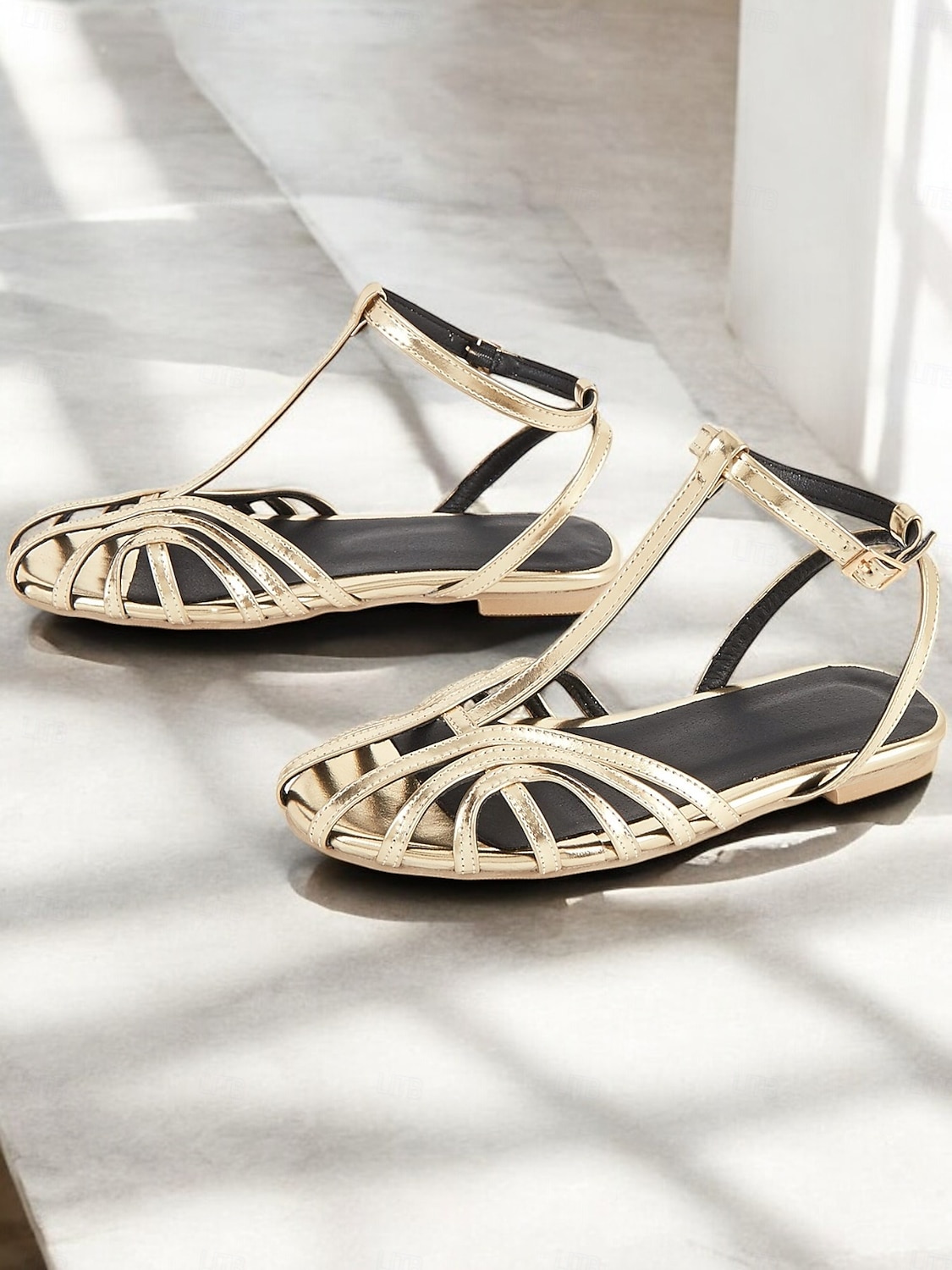 women-s-gold-strappy-flat-sandals-with-ankle-strap-elegant-summer