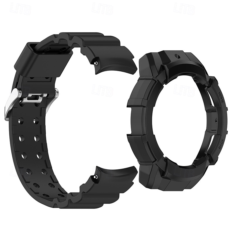 Klockarmband för Samsung Galaxy Watch 6 40/44mm Silikon Ersättning Rem Justerbar Sportband Armband 2025 - $13.99 -P10