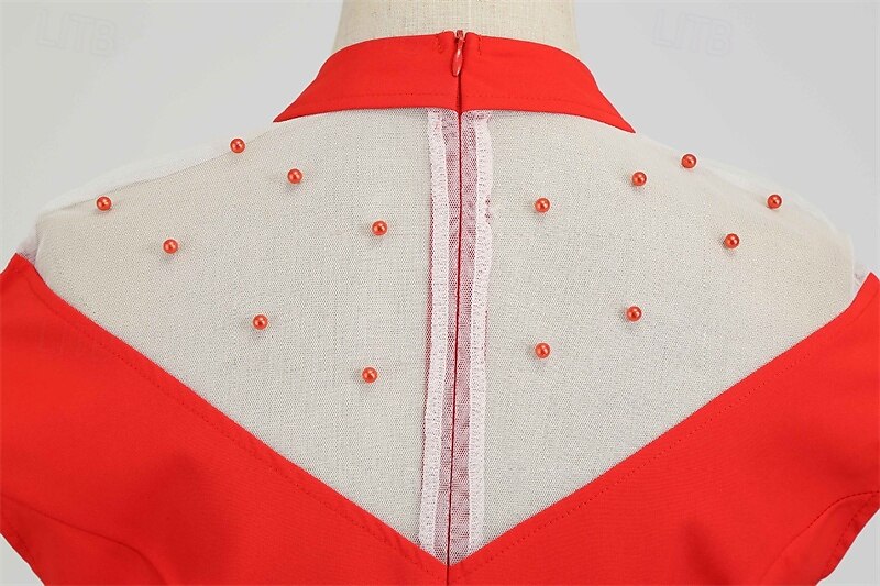 Elegant klasické 1950 Rochii Linia -A Pentru femei ziua îndragostiților Evenimente / Petrecere Dată Petrecere ceai Adulți Rochie Primavara vara 2025 - $21.99 –P16