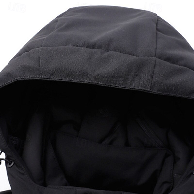 Homens Jaqueta Softshell Jaqueta de Trilha Inverno Ao ar livre Térmico / Quente A Prova de Vento Impermeável Jaqueta de Inverno Jaqueta leve Jaqueta corta-vento Viajar Preto Marfim Amarelo Azul Escuro de 2025 por $77.99 –P6
