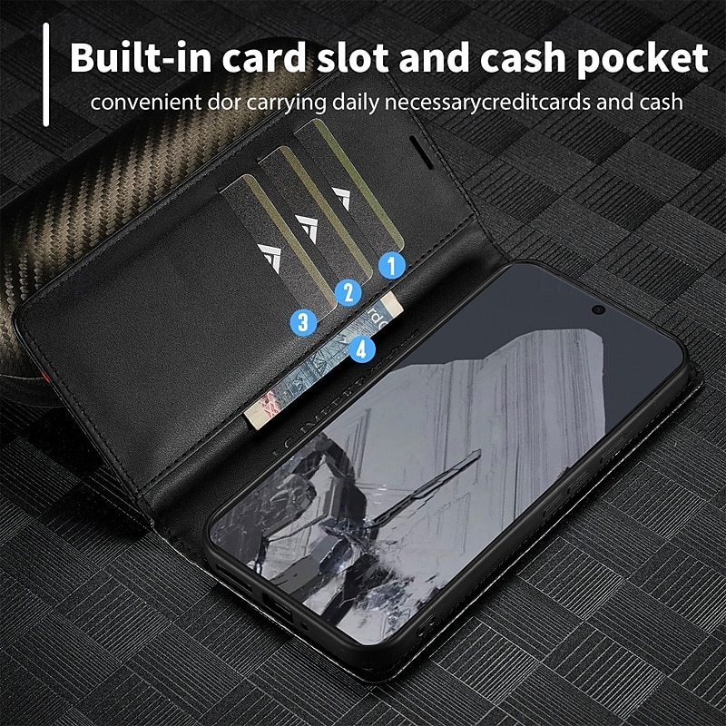 2025年 電話 ケース 用途 グーグル ピクセル9プロ ピクセル9プロXL Pixel 8 Pro Pixel 8 ピクセル9 Pixel 7 Pixel 7 Pro Pixel 6 Pixel 6 Pro フリップカバー スタンド付き カード挿入口 耐衝撃 レトロ風 TPU PUレザー  コレクション – $17.99 –P17