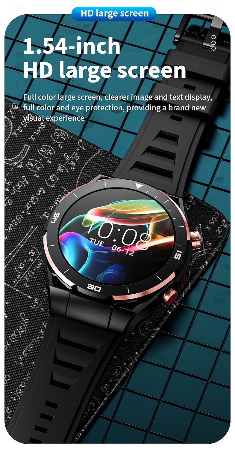 iMosi PG888 Android Smart Watch Men 2G/32G Storage HD Dual Camera NFC 2G 4G SIM Card WIFI Wireless Fast Internet Access Eurasian version 2025 - $137.79 –P3