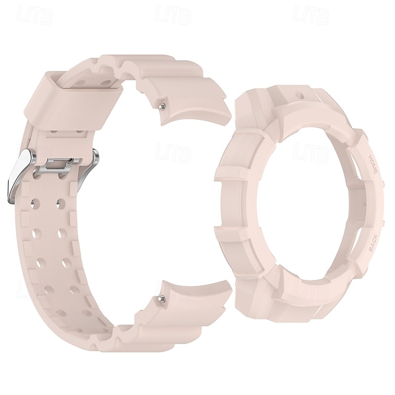 Klockarmband för Samsung Galaxy Watch 6 40/44mm Silikon Ersättning Rem Justerbar Sportband Armband 2025 - $13.99 -P16