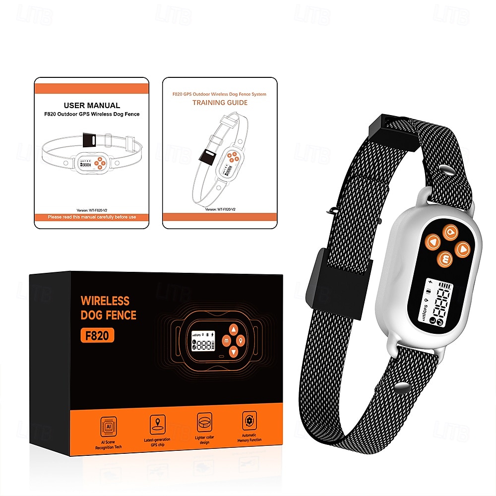 Dog Wireless Fence Portable Lightweight Durable Plastic Black 1 PC 2025 - $91.99 –P2