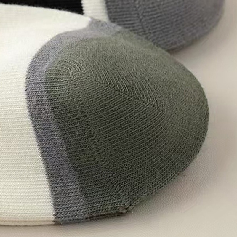 Męskie 5 par Pakiety Multi Skarpety Skarpety do adidaów (Crew socks) Skarpetki do biegania Skarpety na co dzień Tęczowy Kolor Kolorowy blok Urlop Sport i turystyka Codzienny Podstawowy Ciepłe Jesie 2026 - $6.49 –P10