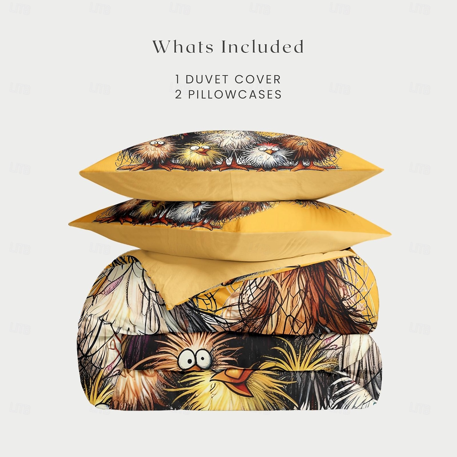 Rooster Funny Duvet Cover Set 100% Cotton Soft and Comfortable Bedding Set with Fun Rooster Print Cozy and Stylish Perfect for Bedroom Decor Easy Care and Machine Washable 2025 - $60.99 –P8