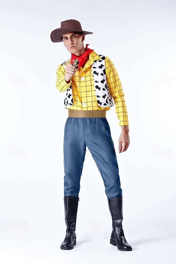 Příběh hraček Dřevnatý Cosplay kostým Halloween rekvizity Maškarní Anime předvečer Všech svatých Filmové kostýmy for Pánské Dospívající Dospělé Vánoce předvečer Všech svatých Nový rok 2025 - $60.99 –P3