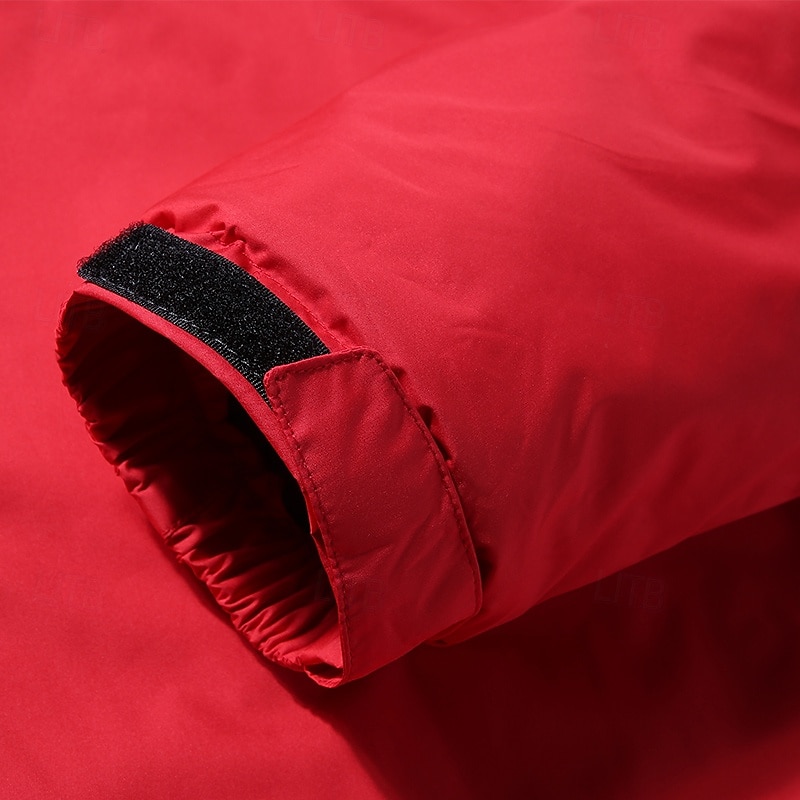 Ανδρικά Χειμωνιάτικα μπουφάν Μπουφάν fleece Αδιάβροχο Jachetă de Drumeție ΕΞΩΤΕΡΙΚΟΥ ΧΩΡΟΥ Καθημερινά Ρούχα Ζεστό Τσέπη Φθινόπωρο Χειμώνας Συνδυασμός Χρωμάτων Μοντέρνα Κομψό στυλ street Με Κουκούλα 2026 - $61.99 –P8