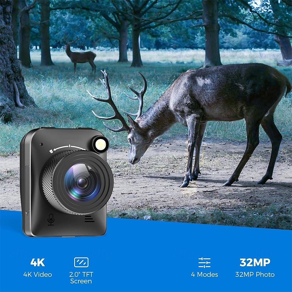 4K 32MP Time Lapse Camera Waterproof Mini Digital Camera Outdoor FHD Timelapse Camera 2025 - $279.99 –P1