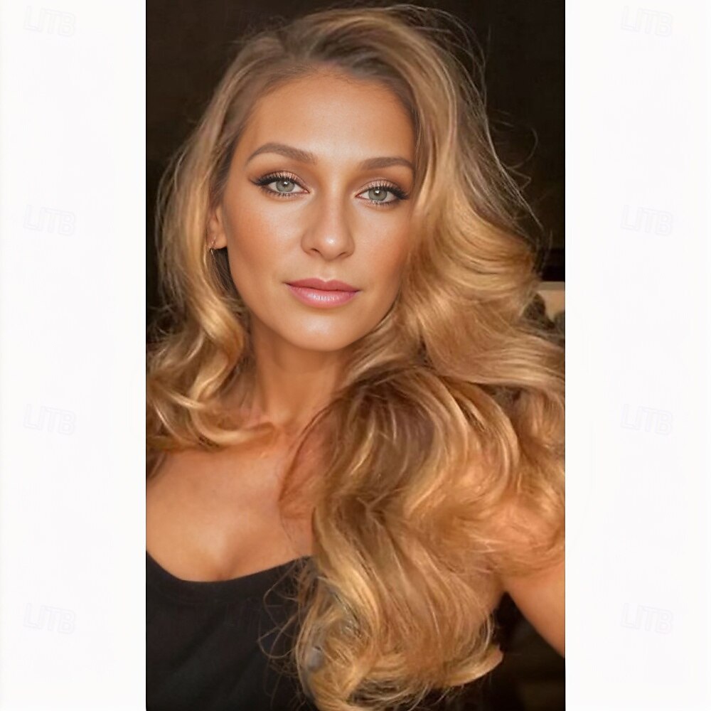 blake lively geïnspireerde pruiken synthetische pruik body wave asymmetrische pruik lang bruin synthetisch haar dames modieus design zacht natuurlijk bruin 2025 - $19.49 –P1