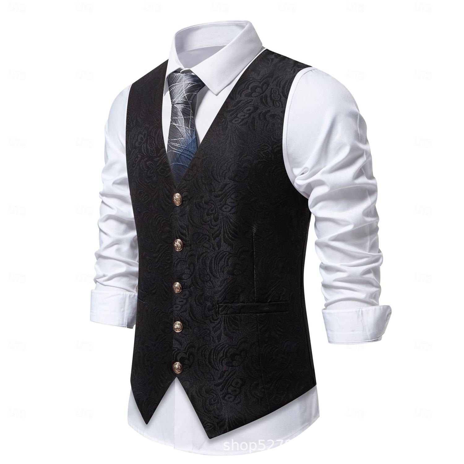 Retro Řvoucí 20s 20. léta 20. století Kamizelka Vesta Velký Gatsby Gentleman Retro Pánské Vánoce předvečer Všech svatých Karneval Výkon loučení se svobodou nevěsty Festival Dospělé Vesta Celý rok 2025 - $26.99 –P6