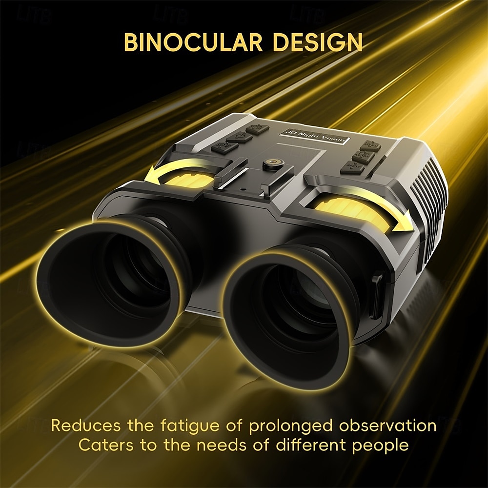 Digital HD Infrared Night Vision Binoculars 4x Digital Zoom Full HD Dual Lens Compatible with Fast MICH Helmet Portable with Head Mount & Carry Case Hunting Night Vision Equipment 2025 - $407.99 –P2