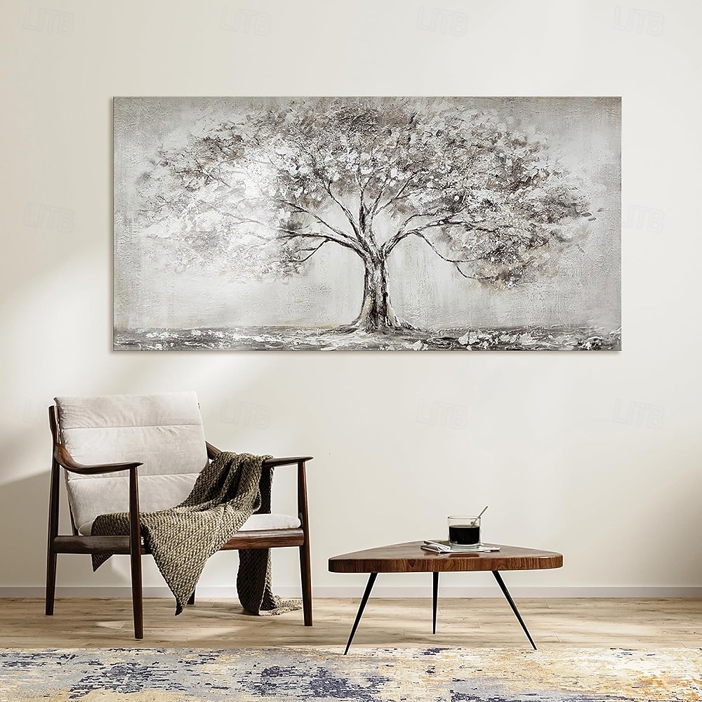 Pinturas al óleo de árboles hechas a mano de Mintura sobre lienzo, arte de pared, decoración, imagen abstracta moderna para decoración del hogar, pintura enrollada sin marco y sin estirar 2026 - $69.99 –P3