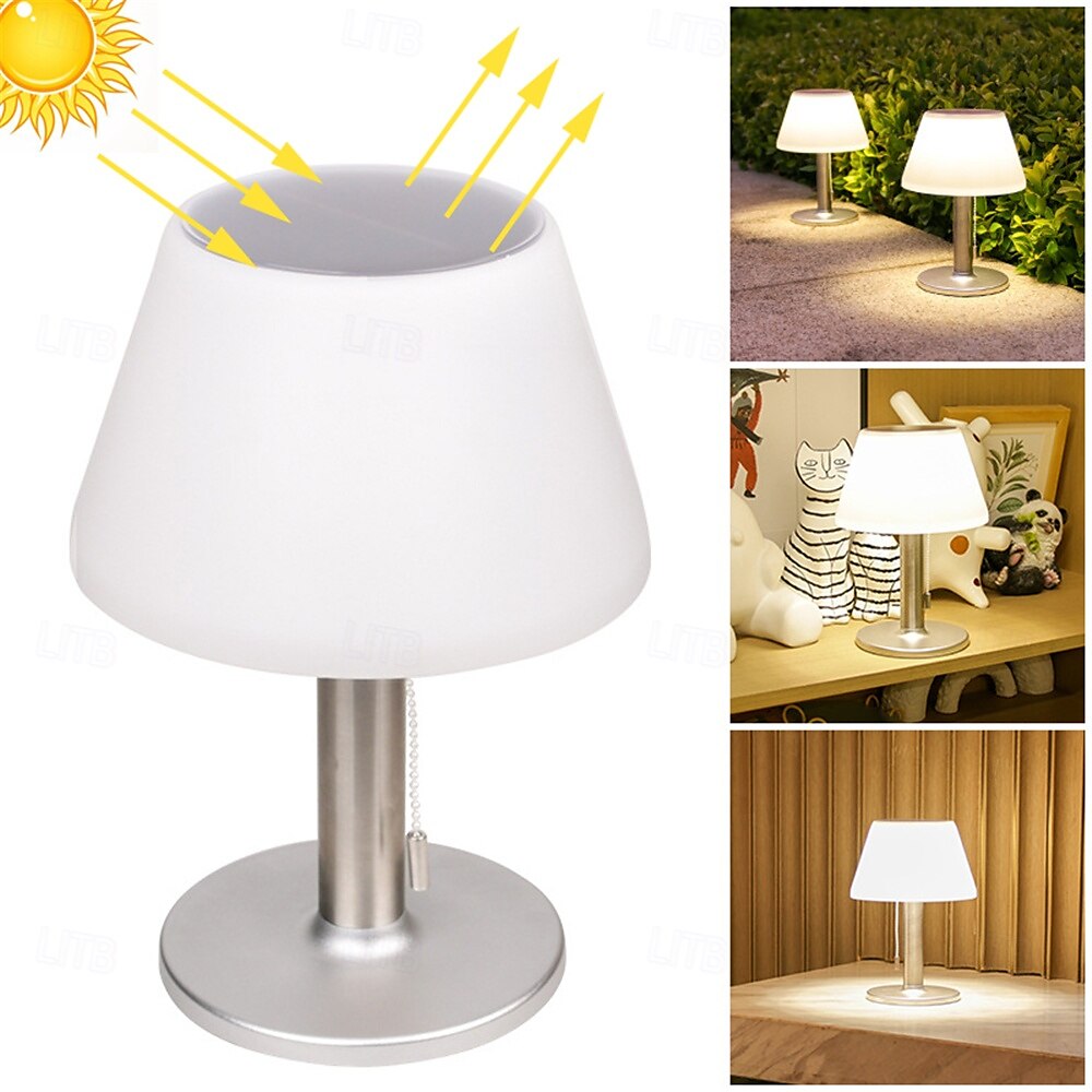 Solar Retro Desk Lamp - Waterproof Outdoor Table Floor Lamp for Bar, Garden, Terrace, Villa, Bar 2025 - $79.99 –P4