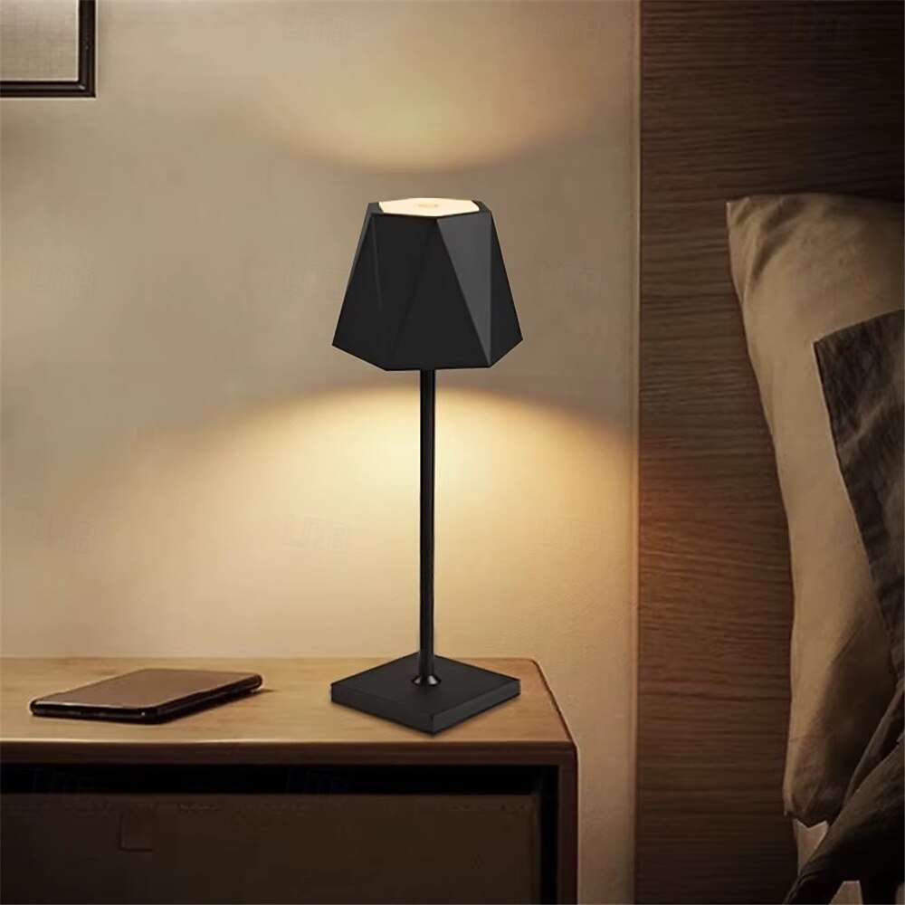lampe de table à LED rechargeable - lampe de bureau tactile sans fil alimentée par USB pour 3 couleurs lampe tactile mobile lumière LED 1pc de 2025 ? $31.99 –P5