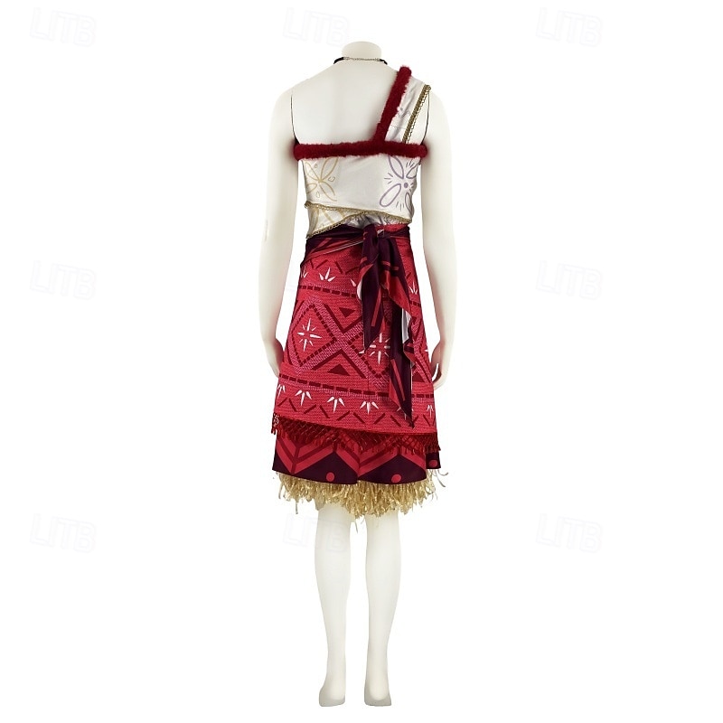 Moana Princesa Moana Vestidos Ocasiões Especiais Trajes temáticos de filmes e séries Cosplay filme for Mulheres Para Meninas Crianças Dia Das Bruxas Carnaval Dia Mundial do Livro Espetáculo Festa de 2025 por $66.99 –P5