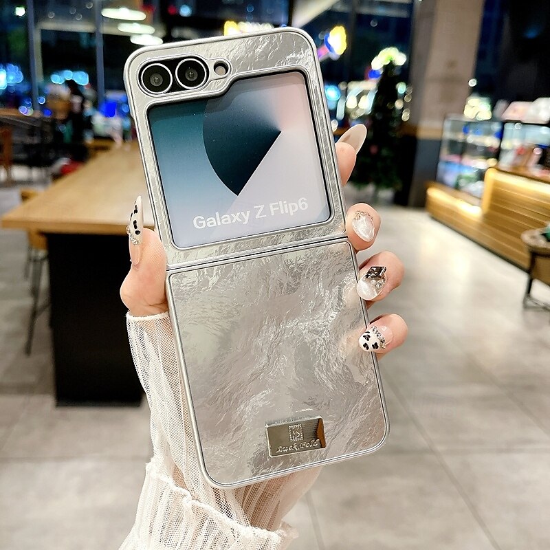 Phone Case For Samsung Galaxy Z Flip 6 Z Flip 5 Z Flip 4 Z Flip 3 Back Cover Shockproof Retro PC 2025 - $16.99 –P3