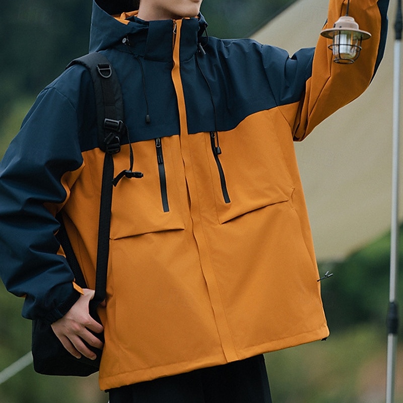Women's Softshell Jacket Hiking Jacket Winter Outdoor Color Block Thermal Warm Windproof Water Resistant 3-in-1 Jacket Winter Jacket Fleece Jackets Traveling Black Ivory Pink Red Orange 2025 - $108.99 –P16