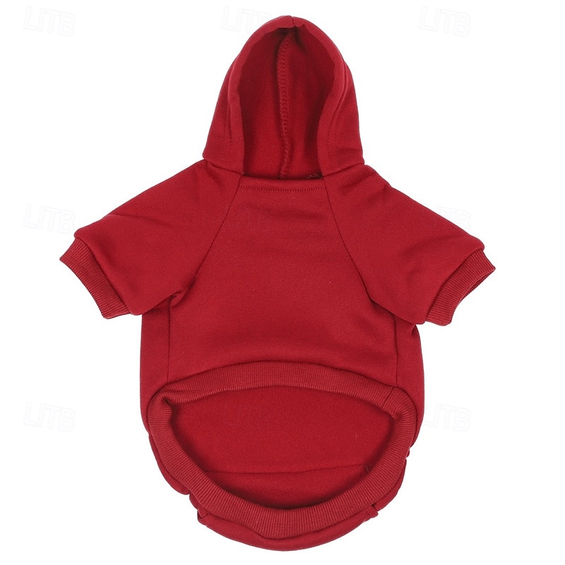Hund Huvtröjor Mode Vinter Varm Mode Bekväm Utomhus Vardag Inomhus Hundkläder for Small Medium 2025 - $10.99 –P5