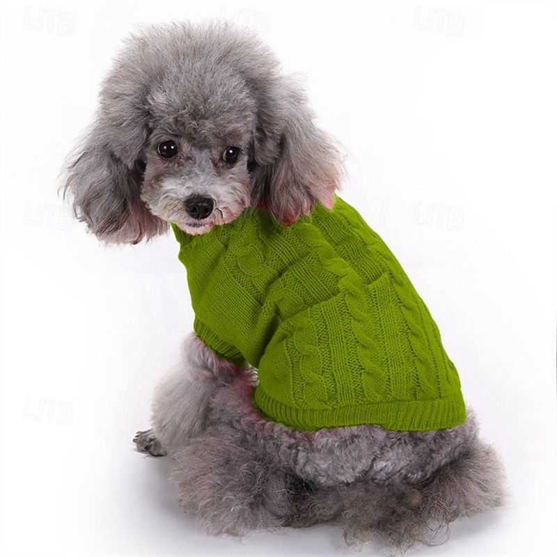 Cane Maglione Classico Inverno Caldo Di tendenza Confortevole All'aperto Abbigliamento Quotidiano Interno Abbigliamento per Cani for Piccolo Medio Grande del 2025 a $12.49 –P2