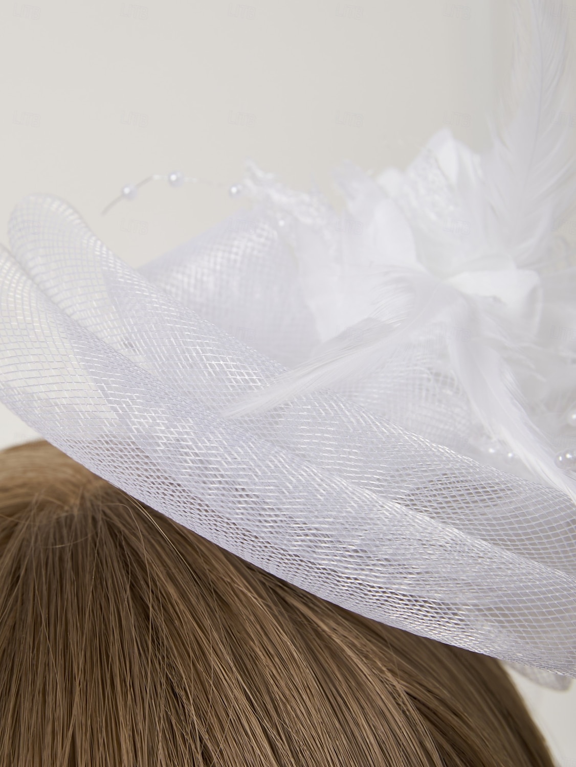 Fascinator Hüte Kopfbedeckung Netz Teeparty Pferderennen Ladies Day Melbourne Cup Handgemacht mit floralem Kopfschmuck Kopfbedeckung Kleid zum Beeindrucken Renntag Kleid 2025 - $15.99 –P12