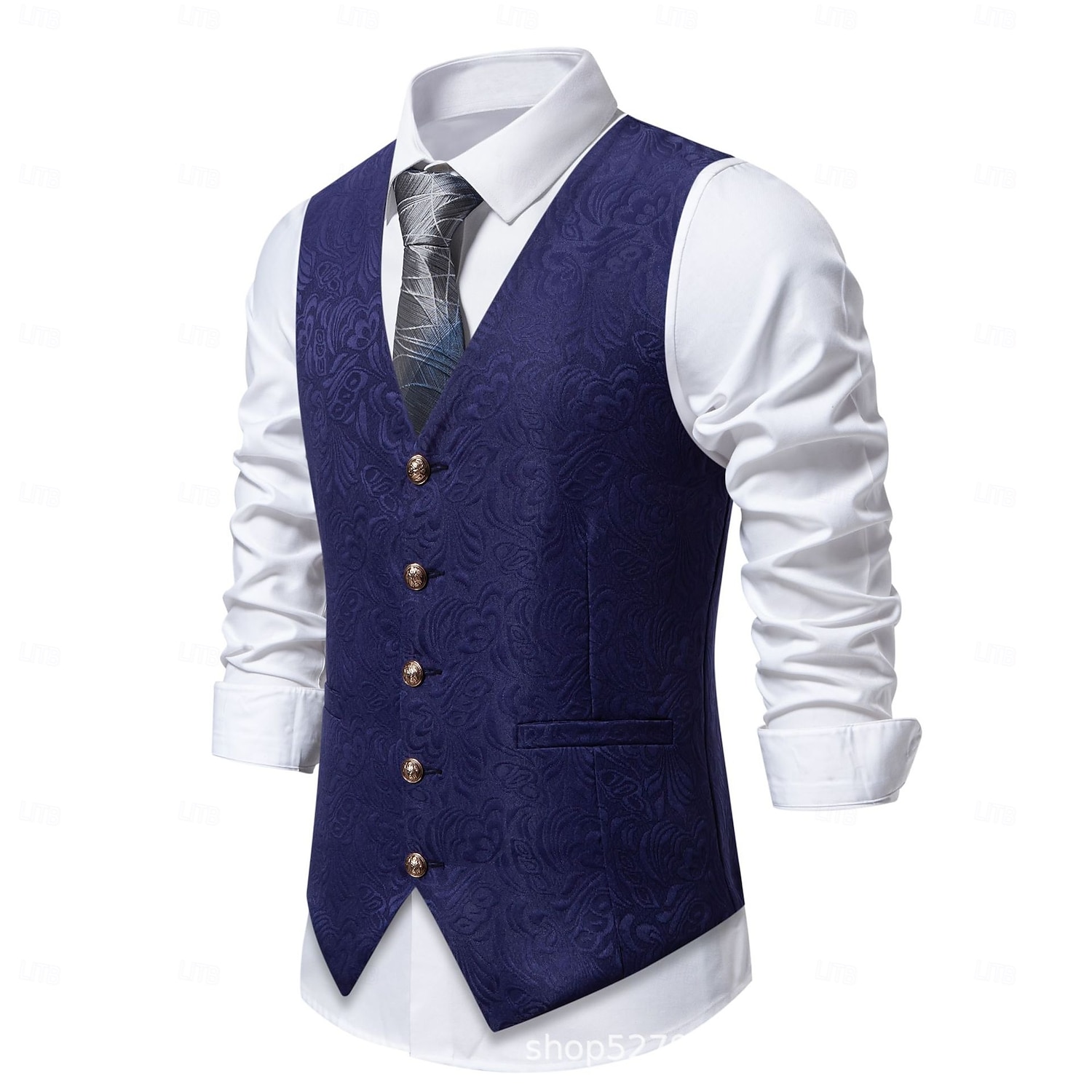 Retro Řvoucí 20s 20. léta 20. století Kamizelka Vesta Velký Gatsby Gentleman Retro Pánské Vánoce předvečer Všech svatých Karneval Výkon loučení se svobodou nevěsty Festival Dospělé Vesta Celý rok 2025 - $26.99 –P8