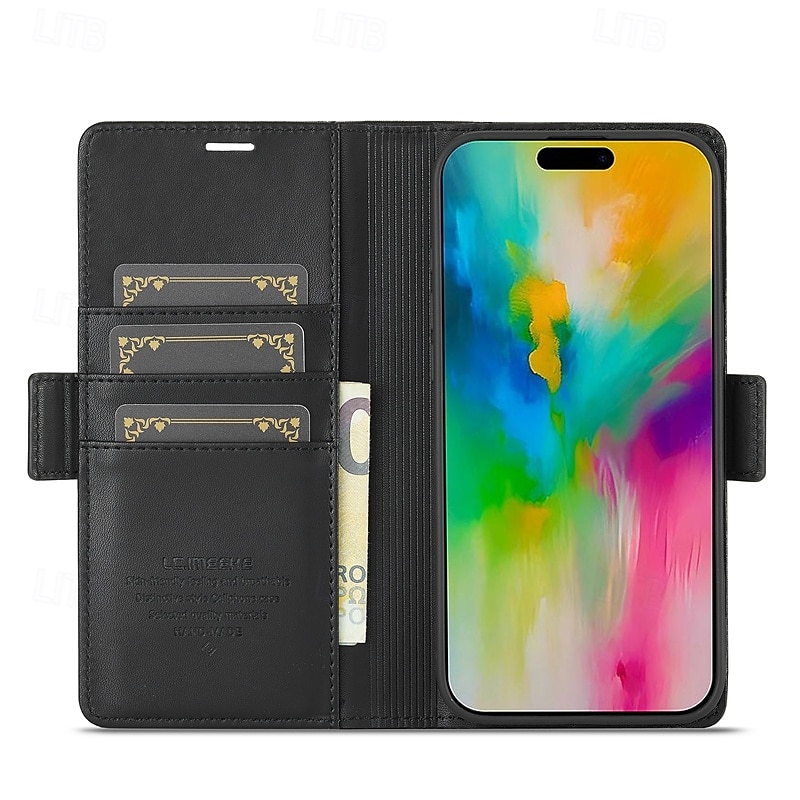 Phone Case For iPhone 16 Pro Max Plus iPhone 15 Pro Max Plus iPhone 14 13 12 11 Pro Max Plus Mini Flip Cover with Stand Holder Card Slot Shockproof Retro TPU PU Leather 2025 - $16.99 –P2