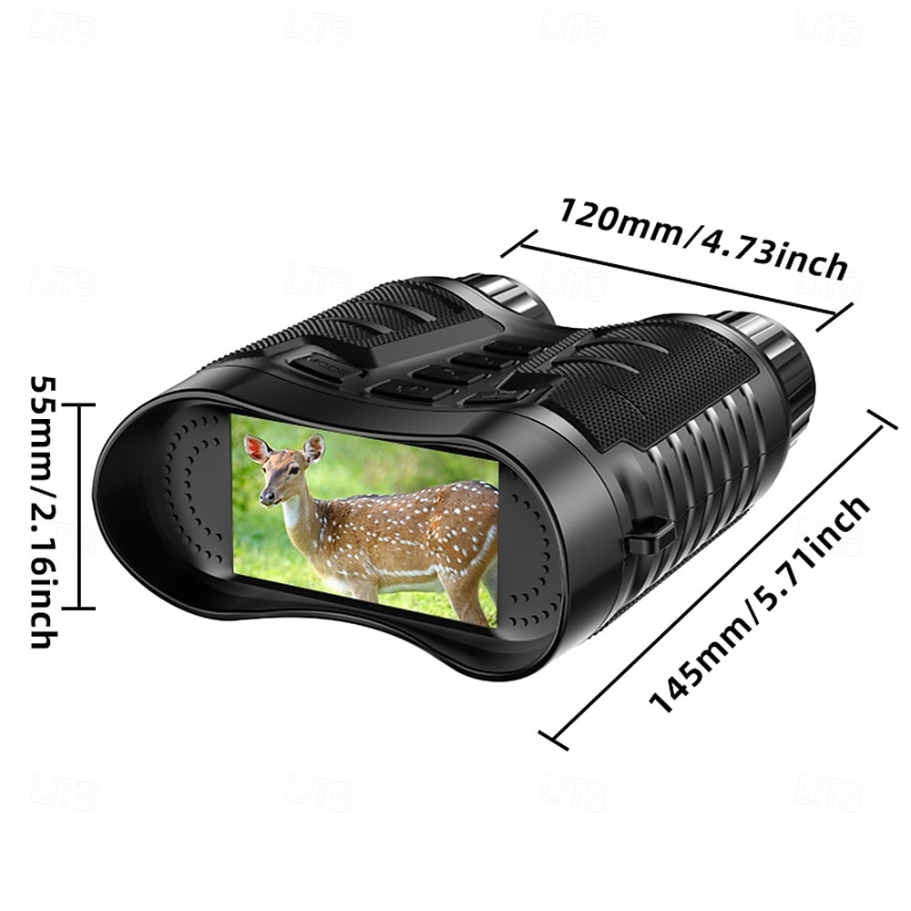 4k infraröd mörkerseende kikare 3.2 stor skärm 8x digital zoom 32gb tf-kort medföljer laddningsbart med batteri 25 mm objektivlins cmos-sensor för jul tacksägelse nyårspresenter 2025 - $159.99 –P12