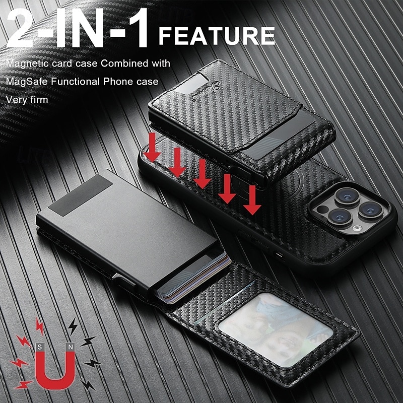 Phone Case For iPhone 16 Pro Max Plus iPhone 15 Pro Max Plus iPhone 14 13 12 Pro Max Plus Back Cover with Stand Holder Magnetic Support Wireless Charging Retro TPU PC 2025 - $30.99 –P1
