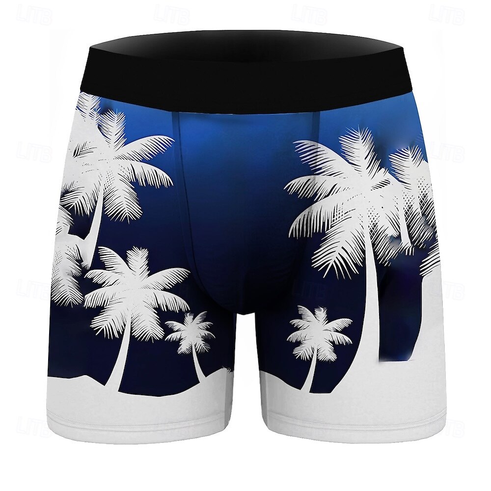 Kokosnötsträd Boxerkalsonger Underkläder Grafiska tryck Till Herr Vuxna Maskerad 3D-utskrift Semester 2025 - $13.99 –P17