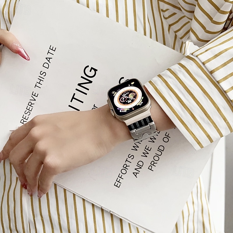 Solo Loop Совместим с Ремешок для часов Apple Watch 38мм 40мм 41мм 42мм 44мм 45мм 49мм Регулируется Материал Сменный ремешок для часов для iwatch Ultra 2 Series 9 8 7 SE 6 5 4 3 2 1 2025 - $16.99 –P2