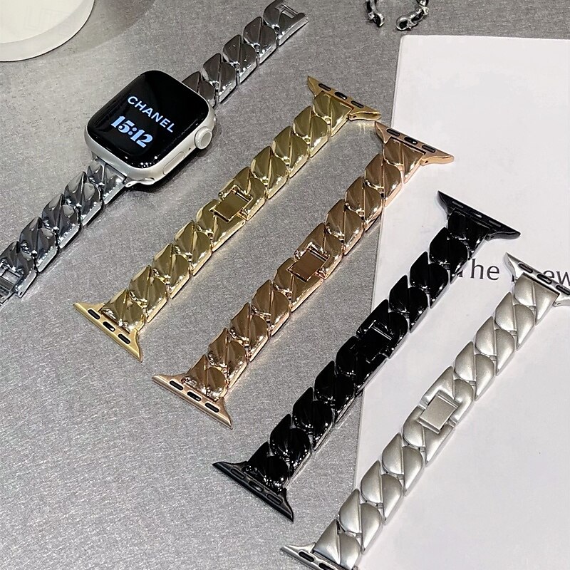סולו לופ מותאם ל רצועת השעון של Apple Watch 38 מ"מ 40 מ"מ 41 מ"מ 42 מ"מ 44 מ"מ 45 מ"מ 49 מ"מ נשים סגסוגת רצועת שעון חלופית ל iwatch Ultra 2 Series 9 8 7 SE 6 5 4 3 2 1 2025 - $20.99 –P1