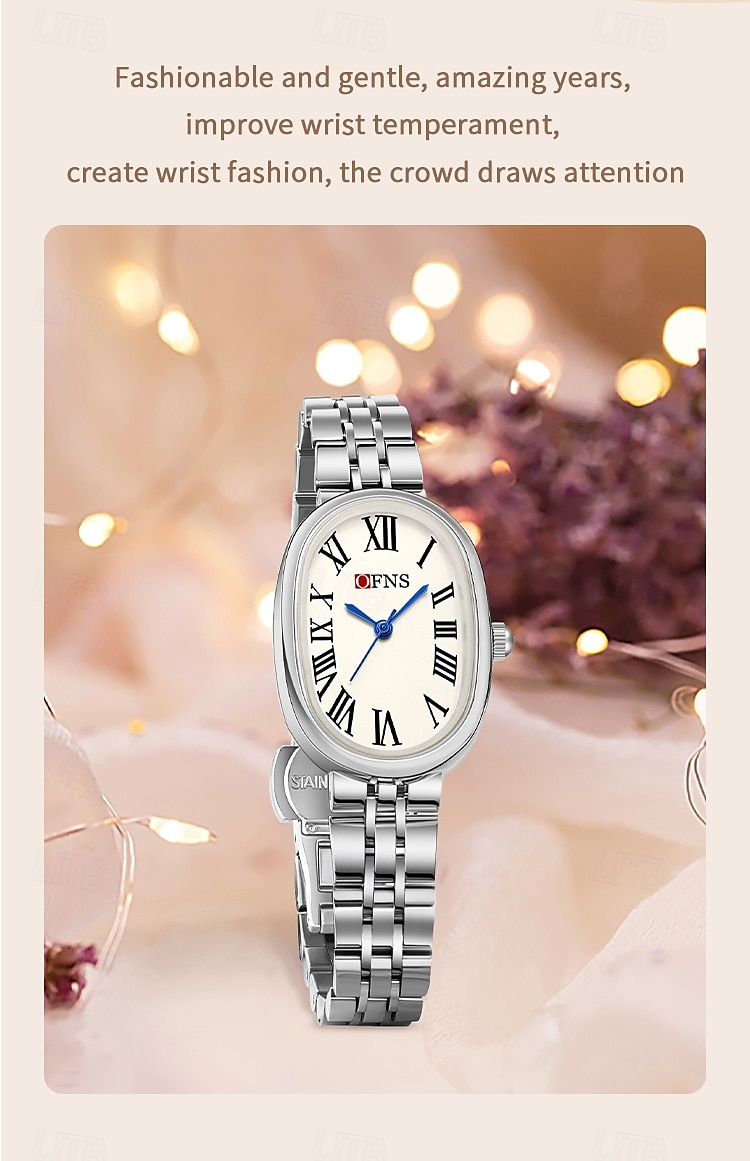 Women Quartz Watch Minimalist Luxury Fashion Business Waterproof PU Leather Stainless Steel Strap Watch 2025 - $38.99 –P9