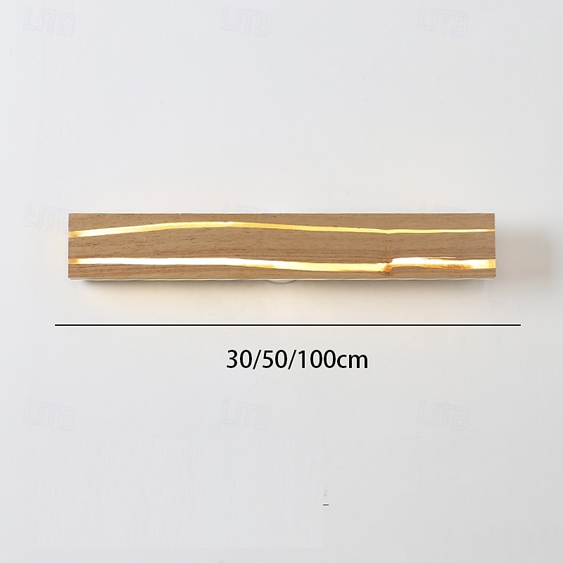 Wooden Wall Light LED Wood Crack Wall Lamp Night Light Headlight 110-240V 2025 - $79.99 –P1
